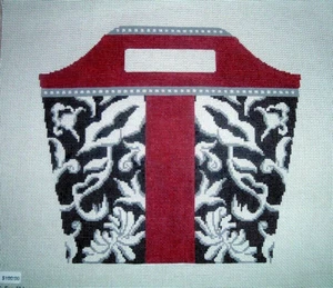 Designer Purse Front Hand Painted Needlepoint Canvas WKK - Picture 1 of 1