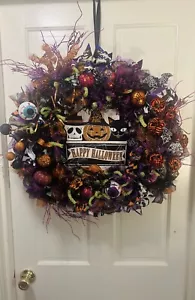 Happy Halloween Wreath 24 in. - Picture 1 of 6