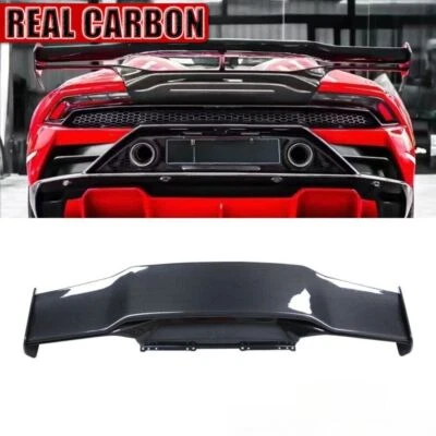 Carbon Fiber Car Wing Lip Rear Spoiler fits Lamborghini Huracan LP580 LP610 EVO - Image 1 of 4