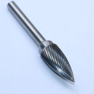Hm Cut Pin Ø 10 Shaft 6mm Kantenbrecher Deburring Pointed Arc Cutter New 43H - Picture 1 of 1