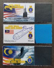 *FREE SHIP Submarine Ship Navy Vehicle Transport Malaysia 2009 (stamp margin MNH