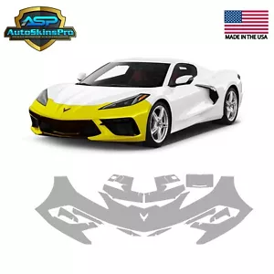 Precut Paint Protection Film (PPF) for 2020-2025 Corvette Stingray Front Bumper - Picture 1 of 5