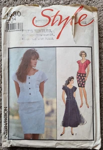 STYLE pattern 1530 Misses' Soft suit with 2 Skirts size 14 Bust 36" Waist 28" - Picture 1 of 2