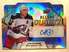 2019-20 Upper Deck Allure Quartz Autograph Cam Atkinson #AQ-CA