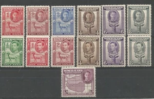 Somaliland KGVI 1938, 1942, SG 93-99, SG 105-114 mint group to R2, MH, good CV - Picture 1 of 2