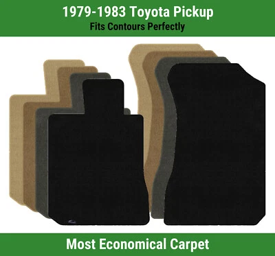 Lloyd Velourtex Front Row Carpet Mats for 1979-1983 Toyota Pickup  - Image 1 of 4