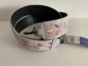 Bolso de Mano Rebecca Minkoff Guitarra Correa de Hombro Metal Bordado Masilla Floral-NUEVO CON ETIQUETAS - Imagen 1 de 6