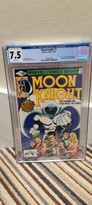 Moon Knight #1 -CGC 7.5 1980 White Pages Disney TV Show Origin & 1st Series Loki - Picture 1 of 2
