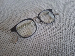 Masunaga Titanium Square Eyeglasses Model GMS 821 Ceramic Sahara Gray 46-21 - Picture 1 of 7