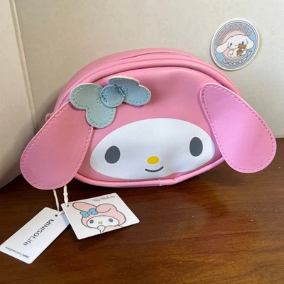 Miniso Life Sanrio My Melody Lindo Cara Monedero Maquillaje Bolsa Estuche Bolso Rosa Foto 1 de 4