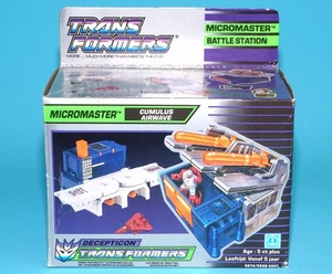 TRANSFORMERS G1 MICROMASTER BATTLE STATION AIRWAVE COMPLETE BOXED NL FR EURO ... - Picture 1 of 11