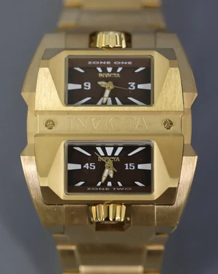 INVICTA Akula Men 50mm Stainless Steel Gold Brown dial 763 Quartz - Image 1 of 4