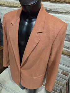 Sag Harbor Women’s Burnt Orange One Button Blazer Size 16 - Picture 1 of 11