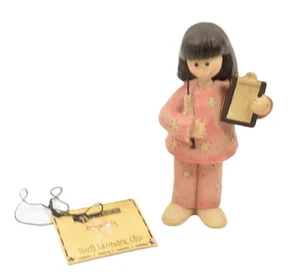 2009  BLOSSOM  BUCKET  NURSE W/ NEEDLE & CLIPBOARD BY SUZI  4" RARE NWT - Picture 1 of 7