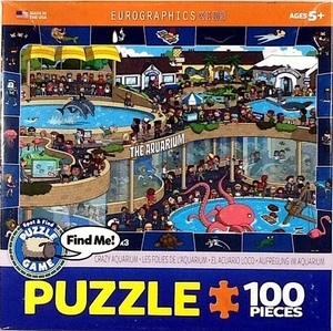 Crazy Aquarium 100 pc Jigsaw Puzzle 19" X 13" Eurographics Kids #6100-0543 - Picture 1 of 1