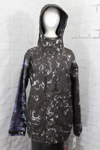 Volcom Scortch Shell Snowboard Jacket, Mens' Small, Black Print New - Picture 1 of 5