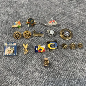 Vintage Rotary International Pin Lot 16 Club President 10K Gold Paul Harris Gems - Picture 1 of 12