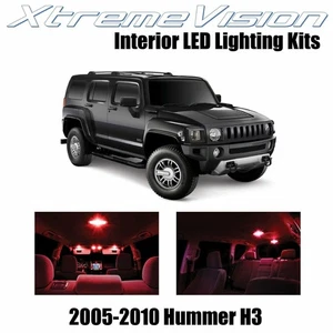 XtremeVision Interior LED for Hummer H3 2005-2010 (15 PCS) Red - Picture 1 of 9