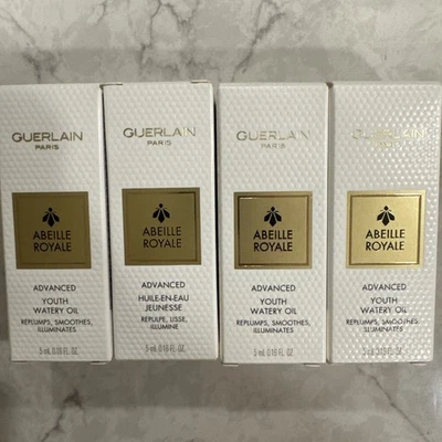 4 Guerlain Abeille Royale Youth Watery Anti-Aging Oil 0.16oz/5ml each New In Box - Image 1 of 3
