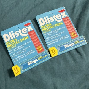 Nuovo Blistex Ultra Protection Lip Balm SPF 30 Flip Top Cap .15 oz 1996 Vintage 2 - Foto 1 di 2