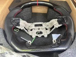 Hydro Dip Carbon Fiber Steering Wheel For Ford Raptor 2023+ Without Heating - Picture 1 of 3