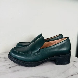 Cole Haan Black Leather Camea Lug Loafer Women’s Size 8.5 - Picture 1 of 11