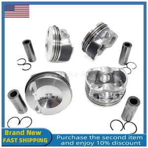 4pcs Upgraded 23mm Piston & Rings Set For Audi A5 A6 TT VW CC Passat 06H107065DD - Picture 1 of 14