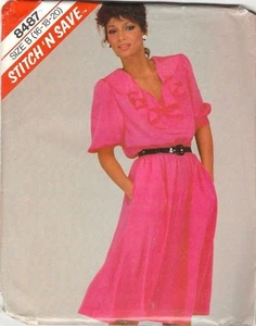 Pattern McCall's Sewing Misses' Dress Sizes 16-20 VINTAGE 80s NEW - Picture 1 of 2