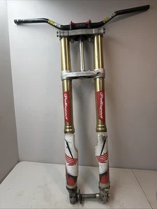 04 Honda CRF450R 04-06 OEM Horquillas Suspensión Triple Árbol Abrazaderas Eje Pro Conos - Imagen 1 de 24