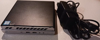 HP EliteDesk 800 G3 DM 35W Tiny MFF Desktop PC I5-7600T 2.8Ghz 256GB 8GB Windows - Image 1 of 4