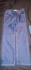 Old Navy Toddler Boy's Elastic Waist Straight Jeans Dark Wash Size 5T - Picture 1 of 2