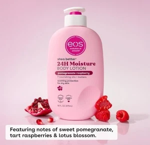 eos Shea Better Body Lotion- Pomegranate Raspberry, 16 fl oz - Picture 1 of 4