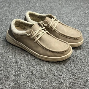 Hey Dude Polly helltaupe braun Freizeit Slipper Wanderschuhe Damengröße 7 - Bild 1 von 10
