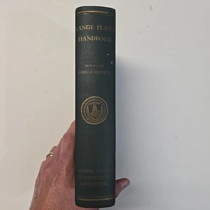 Vintage Range Plant Handbook Forest Service USDA US Department Agriculture 1937 - Imagen 1 de 8