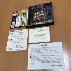 SS Sega Saturn Street Fighter Collection &bull;Includes Obi (paper Band) And Postcard