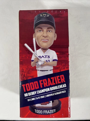 (NEW) TODD FRAZIER---LOUISVILLE BATS -----2016-----HR DERBY CHAMP-----BOBBLEHEAD Cover
