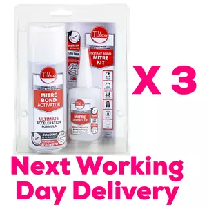 3 x TIMCO Instant Bond Mitre Kit | Next Day Delivery - Picture 1 of 1