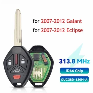 for 2007-2012 Mitsubishi Eclipse Galant Keyless Head Remote Key OUCG8D-620M-A - Picture 1 of 6