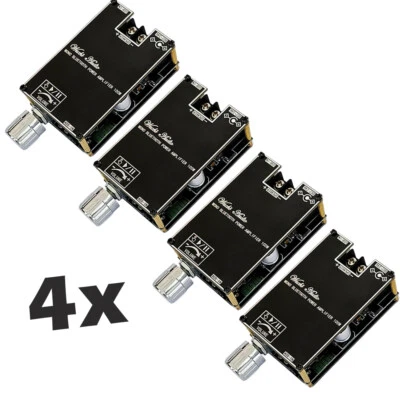 Placa amplificador de potencia Bluetooth 4 piezas Audio ZK-1001B 100W mono amplificador TPA3116D2 Foto 1 de 4