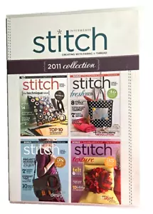Stitch 2011 Collection CD-ROM By Interweave 4 Issues Magazine Brand New - Picture 1 of 3