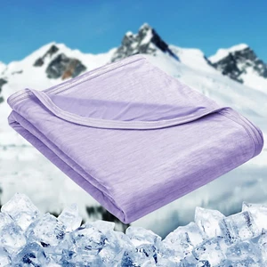 Cooling Blankets King Size - Summer Blanket Lightweight Breathable Soft Double S - Picture 1 of 7