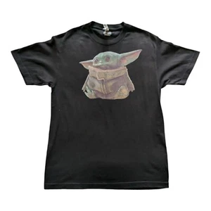 Star Wars Herren T-Shirt Large schwarz Mandalorian The Child Alstyle 100% Baumwolle - Bild 1 von 10