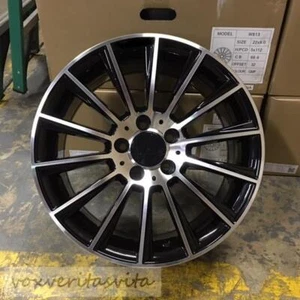 17" BLACK AMG STYLE WHEELS RIMS FITS MERCEDES BENZ S300 S320 S430 S500 S550 - Picture 1 of 2