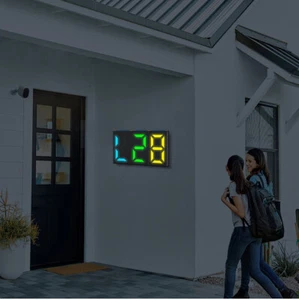 Solar Powered LED House Address Number Digits Street Road Door Plate Wall Light - Picture 1 of 12