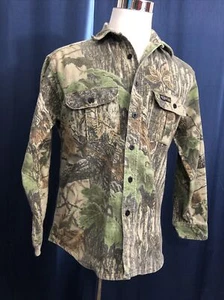 Rattlers Brand Mens Camo Realtree Button Up Flannel Shirt Size Large - Picture 1 of 4