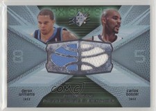 2008-09 SPx Winning Materials Combo Deron Williams Carlos Boozer #WMC-BW
