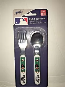 MLB SAN FRANCISCO GIANTS, FORK & SPOON KIDS SET. - Picture 1 of 4