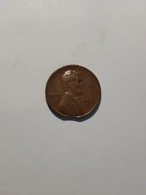 1937  P Die Clip Error Lincoln Wheat Cent #7Bzl - Image 1 of 2