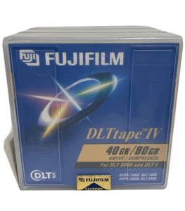 Fujifilm DLTtape IV 40 GB/80 GB - Confezione da 4 nuovi sigillati - Foto 1 di 6