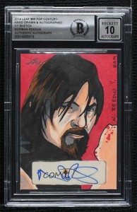 2014 Leaf Pop Century 1/1 Norman Reedus Rich Molinelli Auto Sketch ow6